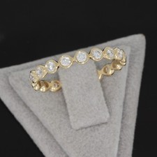 SALE Wert 2260 € Brillant Memory Ring (0,69 carat) in 585 14 Karat Gelb Gold ...