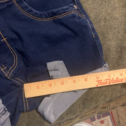 Blaue Stretch-Denimshorts Damen Junior At Seven mit Bündchen Größe 7 Artikel #1380 - Bild 9 von 10