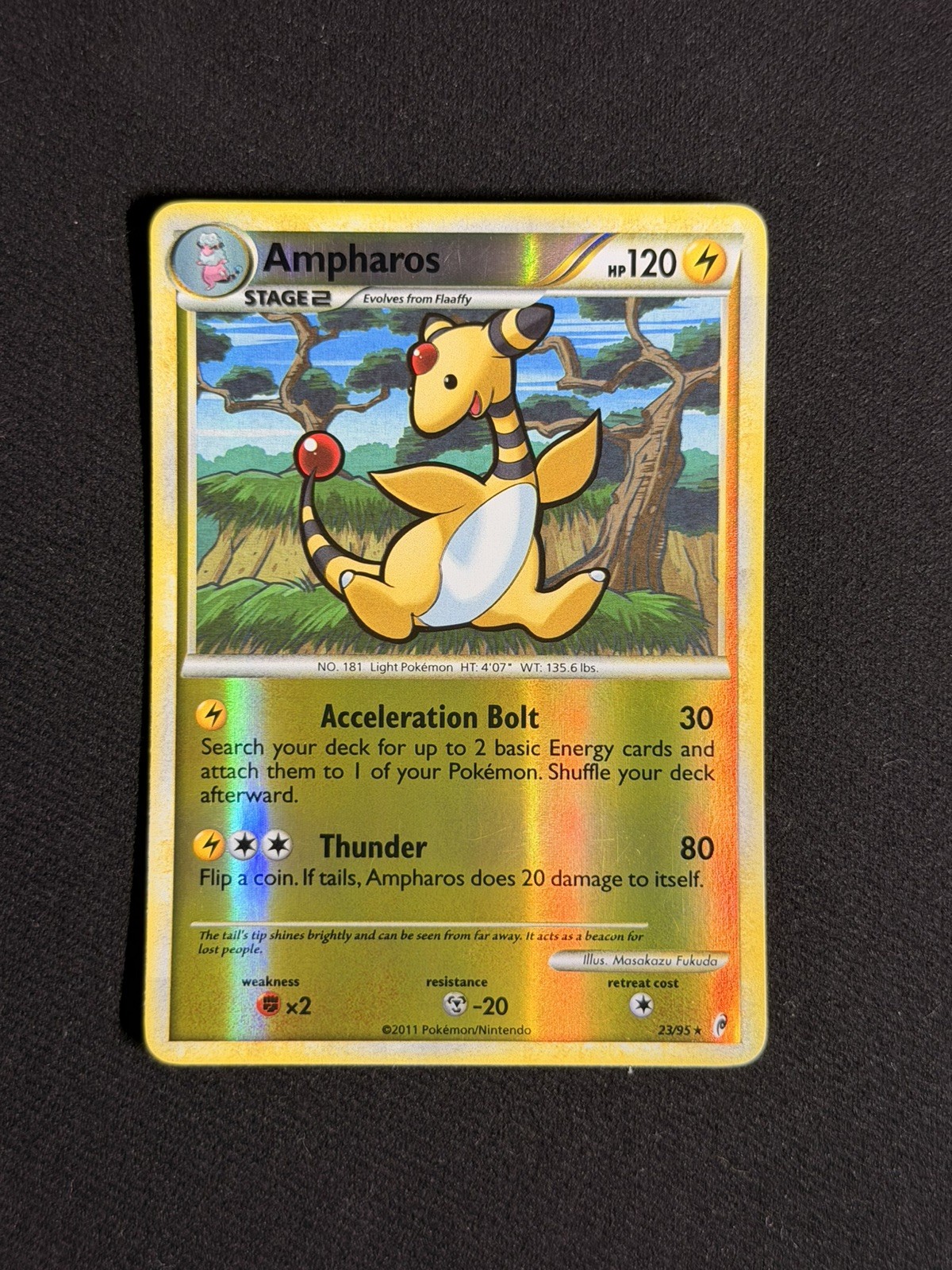 Ampharos - 23/95 - Pokemon Call of Legends Reverse Holo Card LP