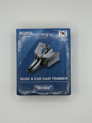 ROYAL [Made in Korea] Nose Hair Trimmer for Men Birdie, Manual, Silver 