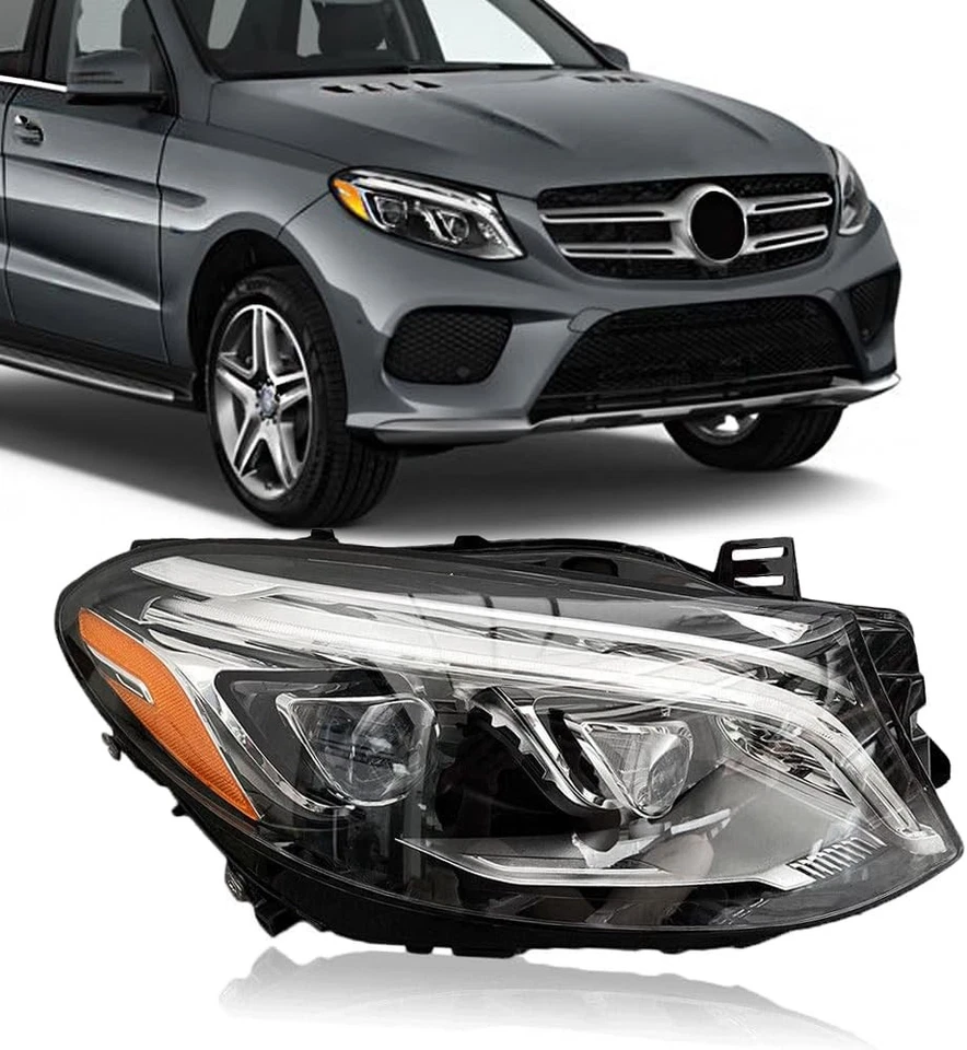 Faro pasajero derecho LED 1668201259 para Mercedes Benz GLE350 W166 2016-2019 Foto 2 de 4