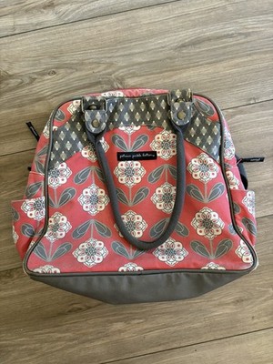 Petunia Pickle Bottom Organic Cotton Convertible Sashay Satchel Diaper Bag