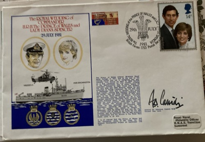 #ad Royal Navy Admiral Sir Desmond Cassidi KCB Second Sea Lord signed cover GBP 4.99