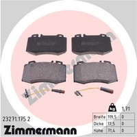 Zimmermann BremsbeläGe Bremsbelegsatz Vorne FüR Mercedes-Benz SL S-Klasse
