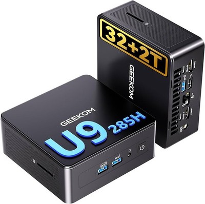 GEEKOM IT15 Mini PC, Intel Core Ultra 9 285H, 32GB DDR5, 1TB SSD, Windows 11 Pro