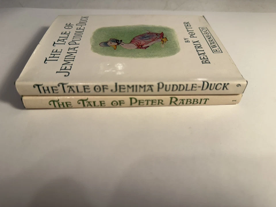 Beatrix Potter The Tale of Peter Rabbit & Jemima Puddle Duck Books 1936 мини - Изображение 3 из 4