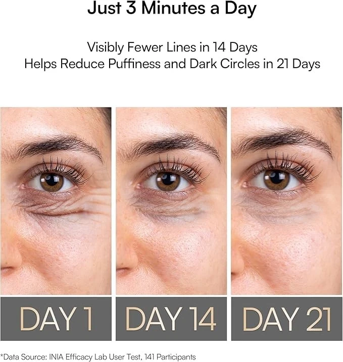 INIA Terapia de Luz Roja Bajo los Ojos para Rostro, Dispositivo de Belleza 4 en 1 con Calor Foto 4 de 4