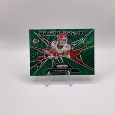 2024 Panini Prizm - Prizm Break Travis Kelce #1 Green Prizm