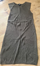 W By Worth Green Petite P Solid Knit Sleeveless Midi Sweater Dress