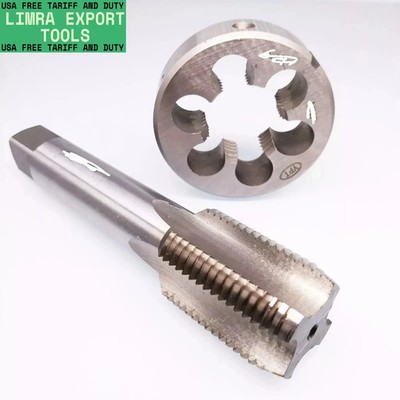 All RIGHT HSS TAP AND DIE SET 3/16 TO 1/2'' - 6 SIZES BRITISH STANDARD WHITWORTH