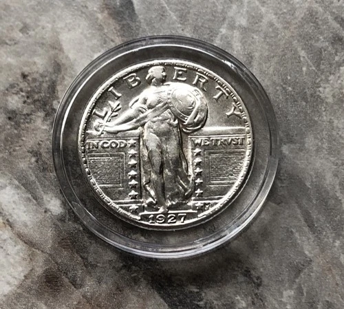 1927 Standing Liberty Quarter in AU CONDITION