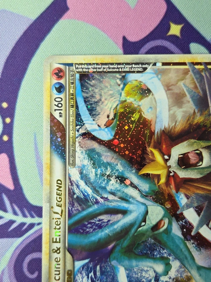 Pokémon TCG HGSS Unleashed Suicune & Entei Legend (Top) 94/95 Holo Near Mint - Image 2 of 4