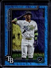 2025 Topps Jose Caballero Blue Holo Foil #/150 Rays