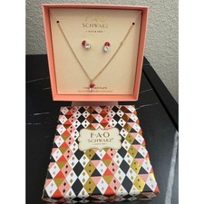 FAO SCHWARZ CHRISTMAS EARRING SET