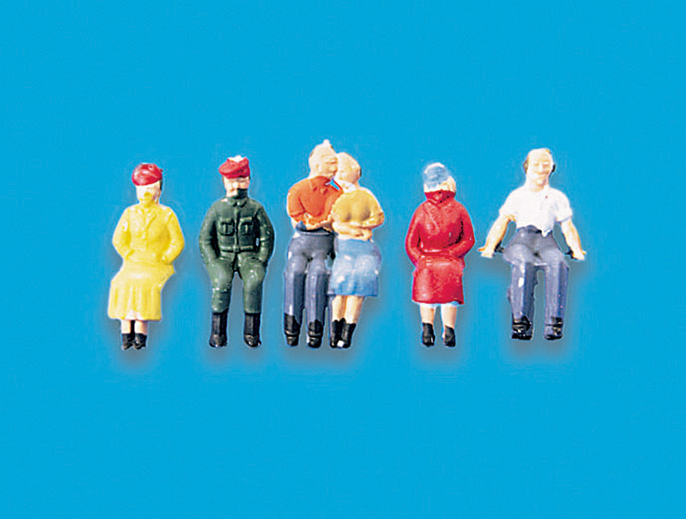 Modelscene 5056 Passengers, Seated OO Gauge