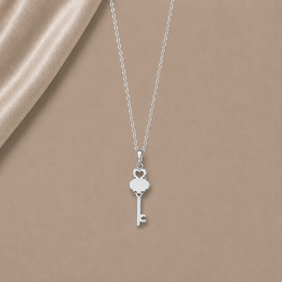 Célinor Secret Key   Elegante Schlüssel Halskette in Gold, Rosegold & Silber