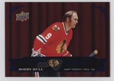 2025 Chicago Blackhawks Centennial Windy City Blue /65 Bobby Hull #148 HOF uf7