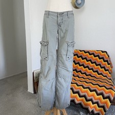 Y2K No Boundaries Military Streetwear Outdoor Cargo Pants Green