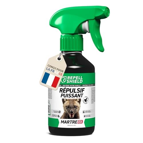 Anti fouine voiture RepellShield pour stopper les câbles rongés avec le spray de 250ml