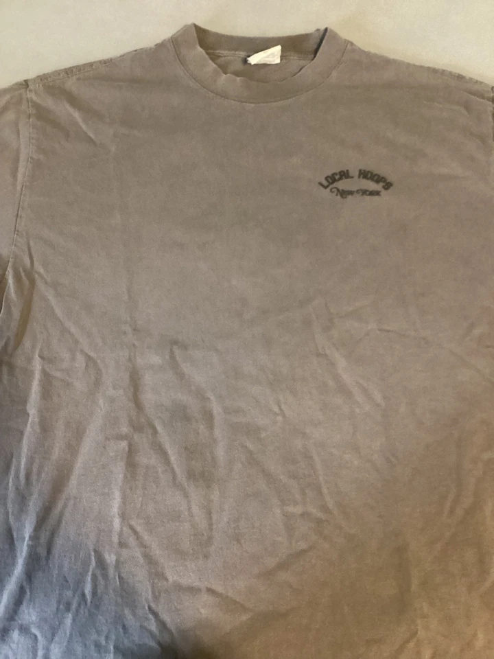 Local Hoops St John’s Basketball Heavy T-Shirt Large Grey Men’s   - Image 2 of 4