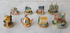 8 Lyons Tetley Tea Miniature Houses Collectables