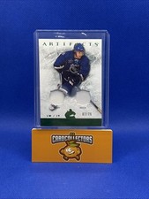 2012-13 Upper Deck Artifacts - Markus Naslund #58 Emerald Jersey/Patch /75 (MEM)