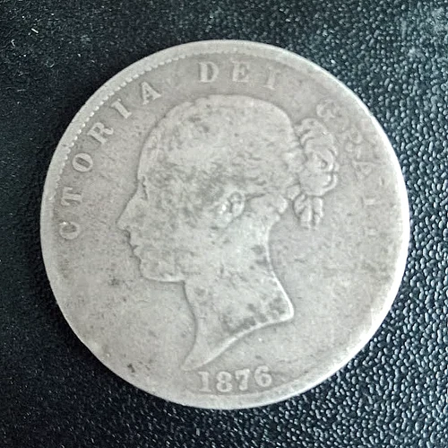 1876 Victoria Half Crown — photo from another recent sale