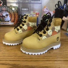 RARE NEW TODDLER TIMBERLAND TB0A6BE6EXM 6" PREMIUM WP BOOT MEDIUM YELLOW Size 4