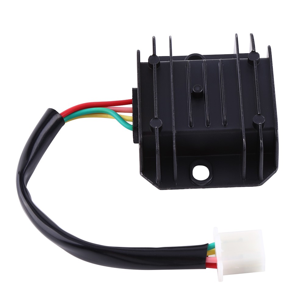 ♤ 4 Wires 4 Pins 12 Voltage Regulator Rectifier For 150-250 Motorcycle Scooter