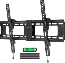 TV Wall Mount Tilting TV Mount Bracket for Most 37-82 Inch Flat Screen/Curved Lo