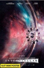 Interstellar (2014) Locandina Film 11x17 Fantascienza Spaziale Nolan