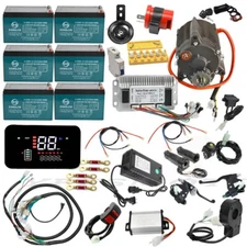 72V 1000W Brushless Motor Controller Throttle Grips Battery for Tricycle 3 Wheel