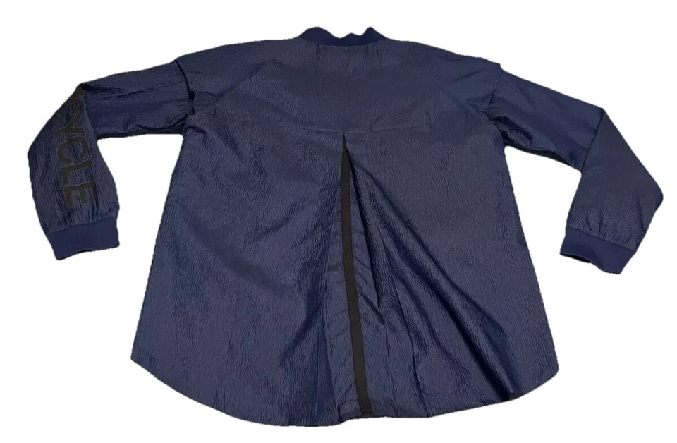 Chaqueta para mujer Nike Soulcycle Sportswear Tech tejida azul marino mediana Foto 2 de 4