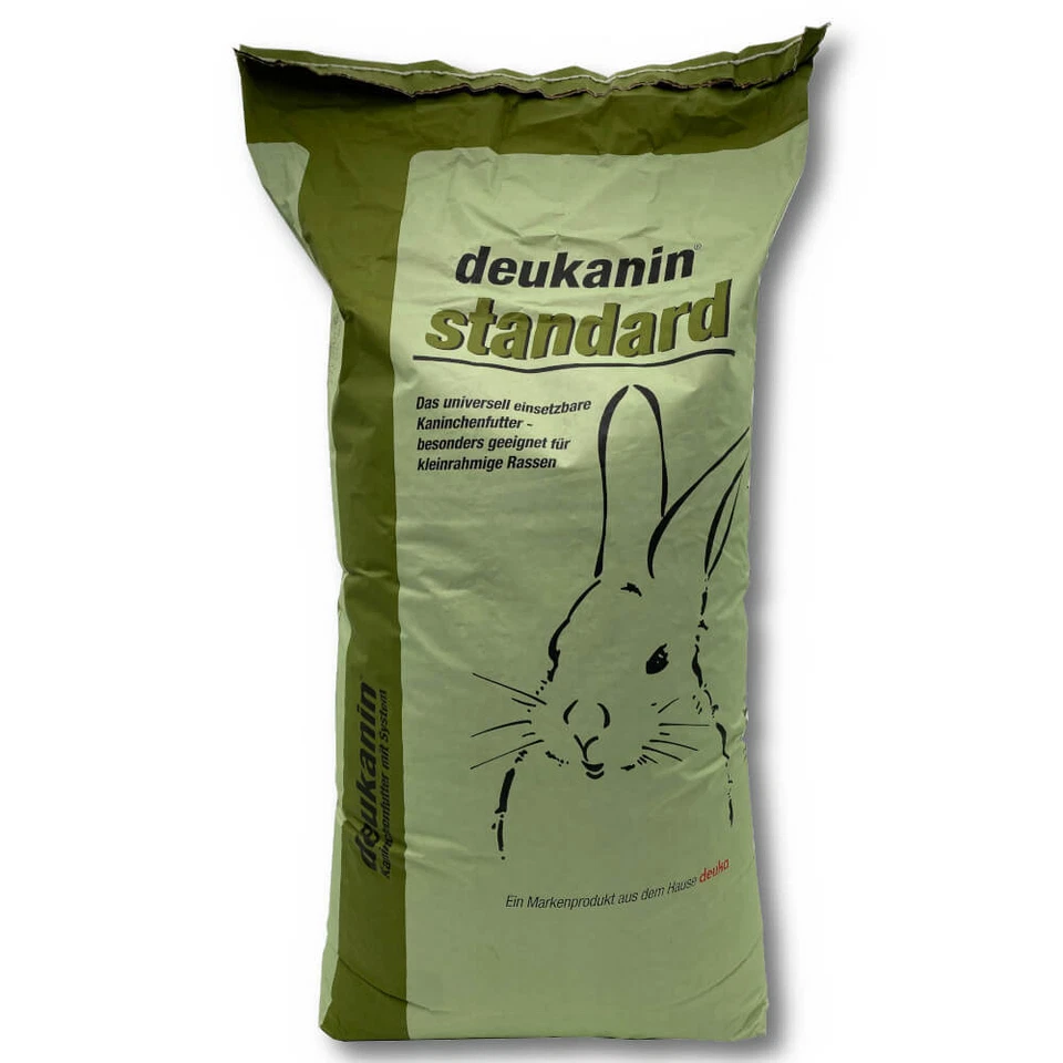 Deukanin Standard Kaninchenfutter 25 kg Luzernepellets Hasenfutter mi-gr Rassen - Bild 2 von 4