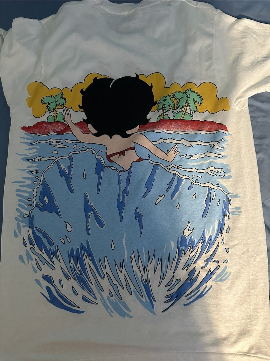 ぴっぴぽっぽ Vintage Betty Boop Boop There It Is Double Sided Graphic T