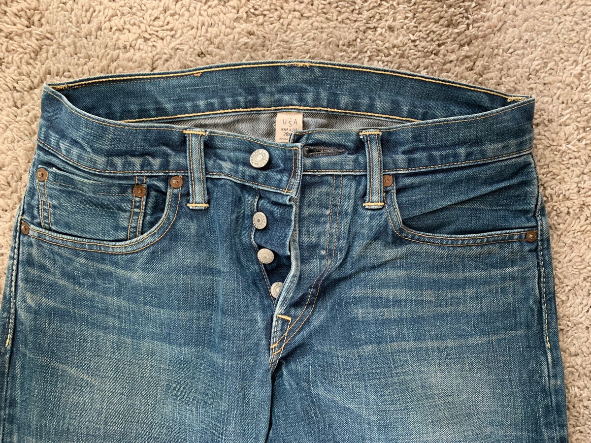 RRL Double Ralph Lauren Low Straight 28x32 Japanese Selvedge Denim