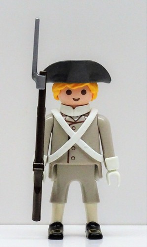 6 GARDE SOLDATEN GRAU PLAYMOBIL zu Franzosen Briten Continental Army Custom RAR - Picture 9 of 11