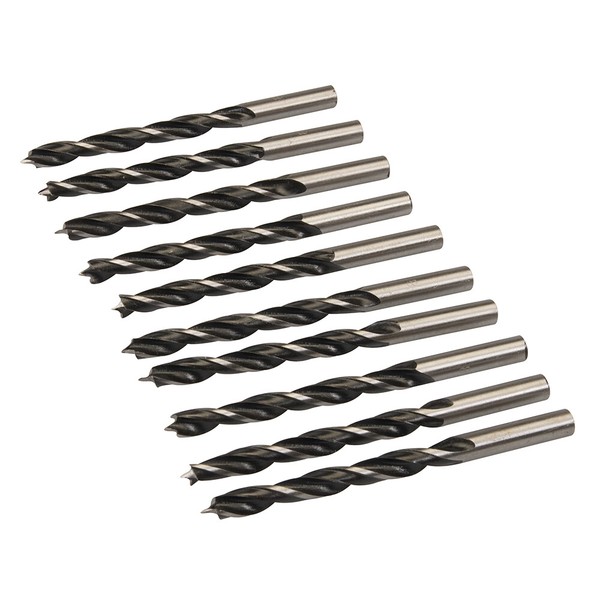 10 X Holzspiralbohrer M. Zentrierspitze 8Mm Metallbohrer Holzbohrer Spiralbohrer-image