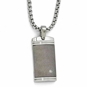 mens titanium dog tag necklace