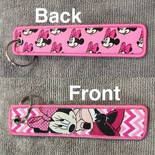 Minnie Mouse Disney 5 Keychain Key Ring Tag Chain Cartoon Anime Handbag Bags