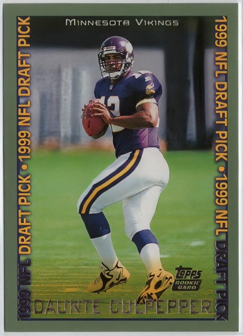 1999 Topps Daunte Culpepper Rookie Card #330
