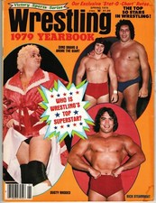 WRESTLING YEARBOOK SPRING 1979 DUSTY RHODES ANDRE GIANT KEVIN DAVID VON ERICH