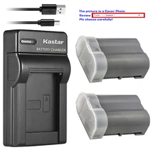 Kastar Battery Slim USB Charger for Nikon EN-EL15e Nikon 1 V1 Nikon D500 Camera