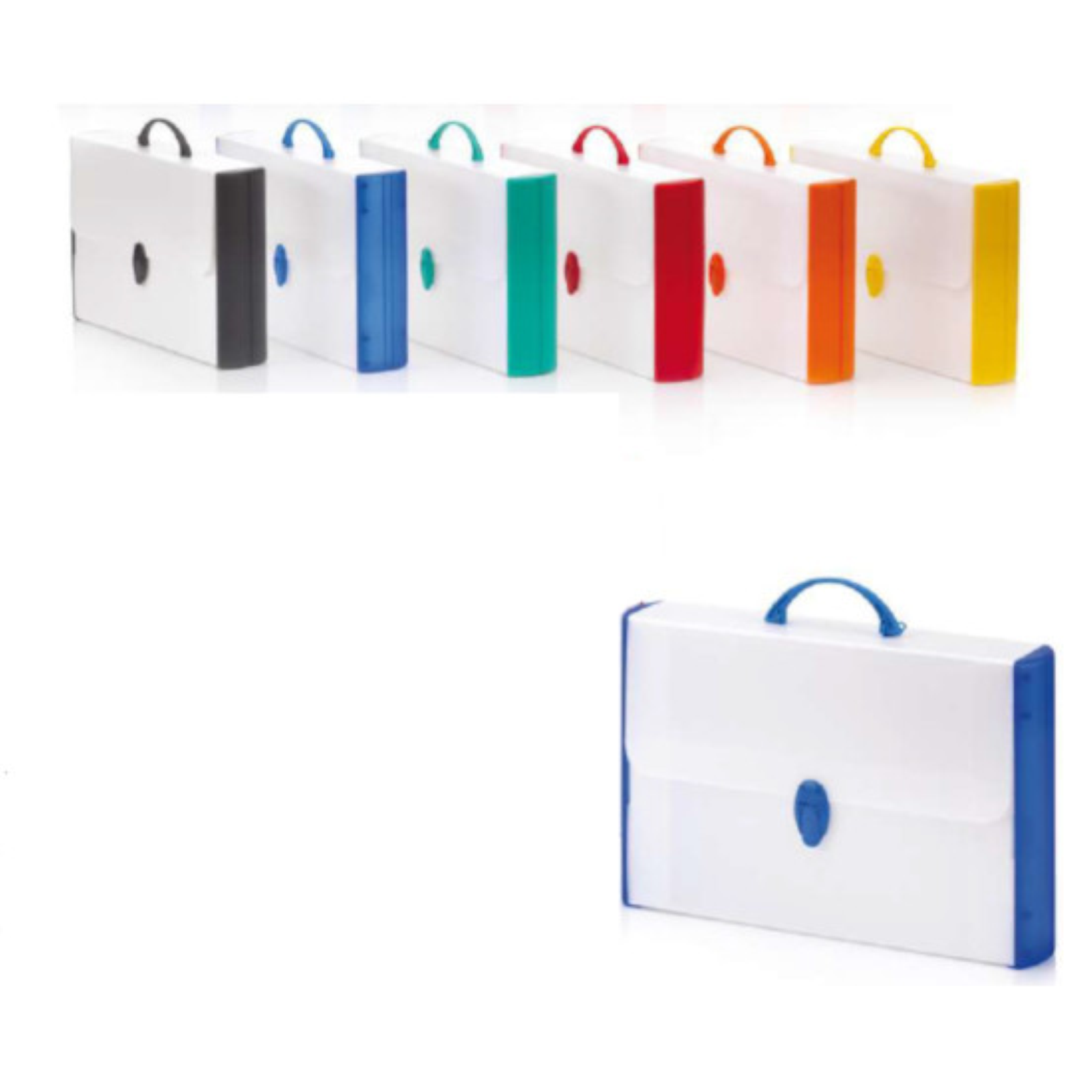 VALIGETTA POLIONDA 254/R - 28X38CM - DORSO 8CM RIGIDO - VARI COLORI - BALMAR 200