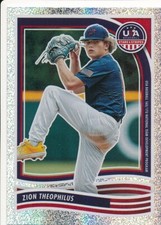 #118 ZION THEOPHILUS 2024 Panini USA Stars & Stripes OPENING DAY PARALLEL RC