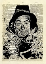 1939 The Wizard Of Oz Scarecrow Print Ray Bolger Prop/Replica 🌪🏚🌪