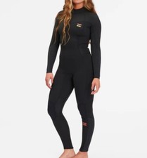 Billabong Synergy 3/2 Back Zip Full Wetsuit Tribal Print Mint