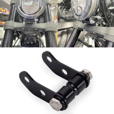 For Harley Softail Low Rider S FXLRS 114/117 2'' Headlight Mount Extension Block