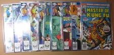 Master of Kung Fu high grade collection (x10) 1975-83 "VF/NM- 9.0 to NM 9.4"