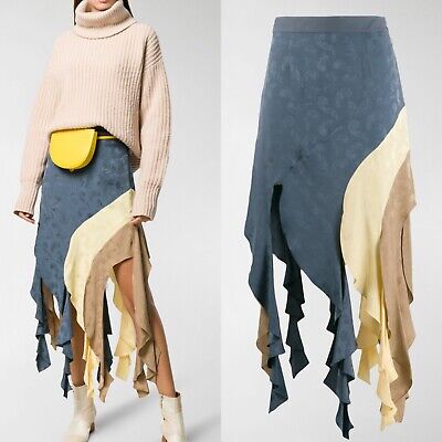 LOEWE Asymmetric curl skirt panels Jacquard 36 LOEWE Asymmetric curl skirt panels Jacquard 36